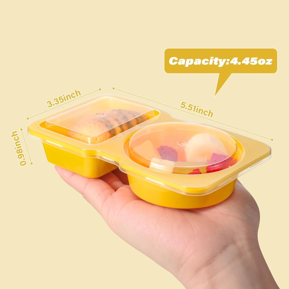 Contenitori per snack in plast - Food Storage Yellow recensione e prezzo