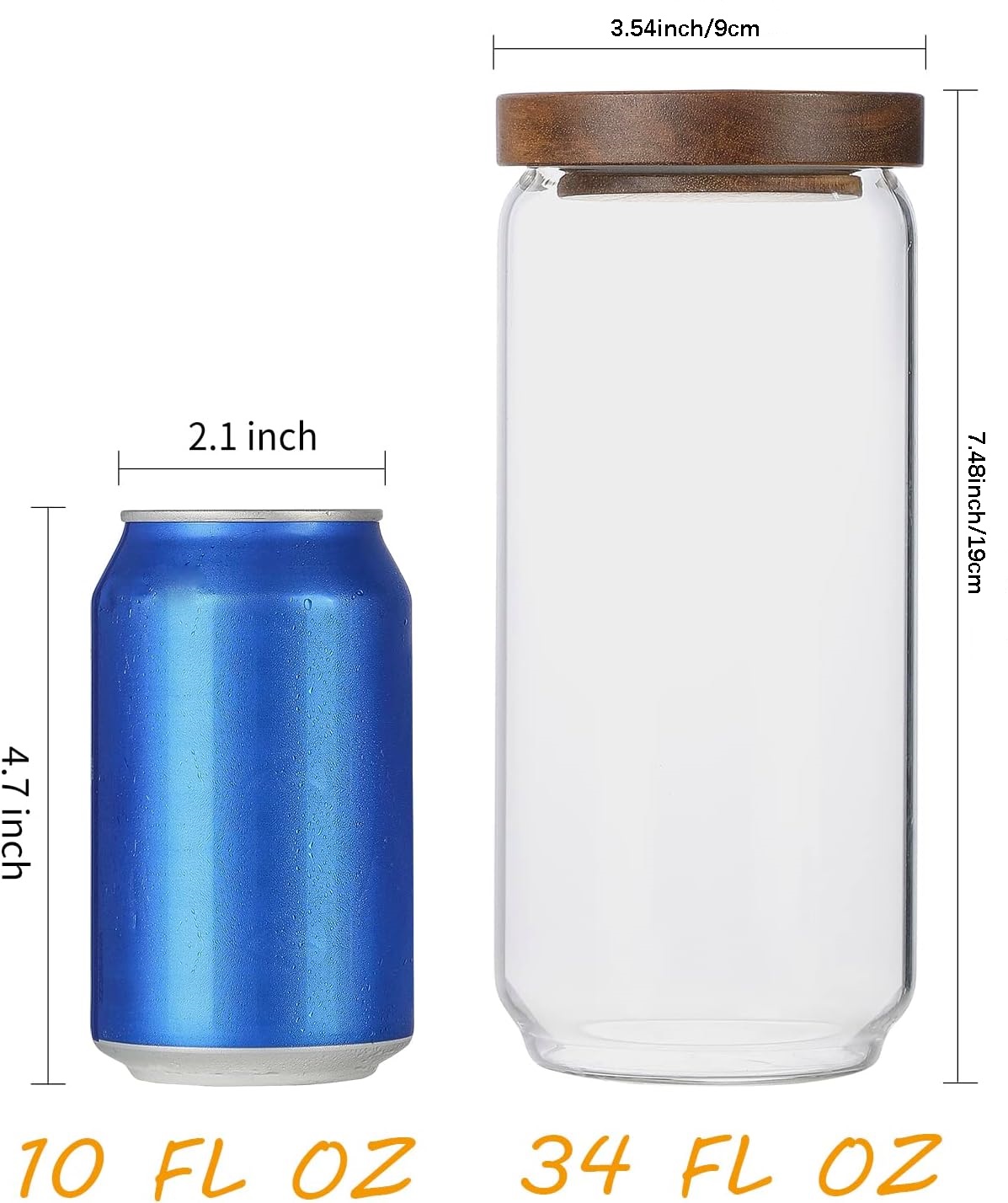 Set di 4 Barattoli in Vetro da - Food Storage Glass Container Set recensione e prezzo
