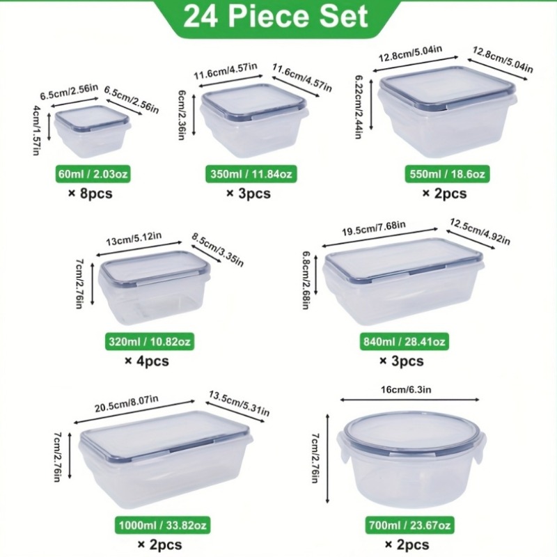 Set di 48 Contenitori per Alim - Food Storage Order recensione e prezzo