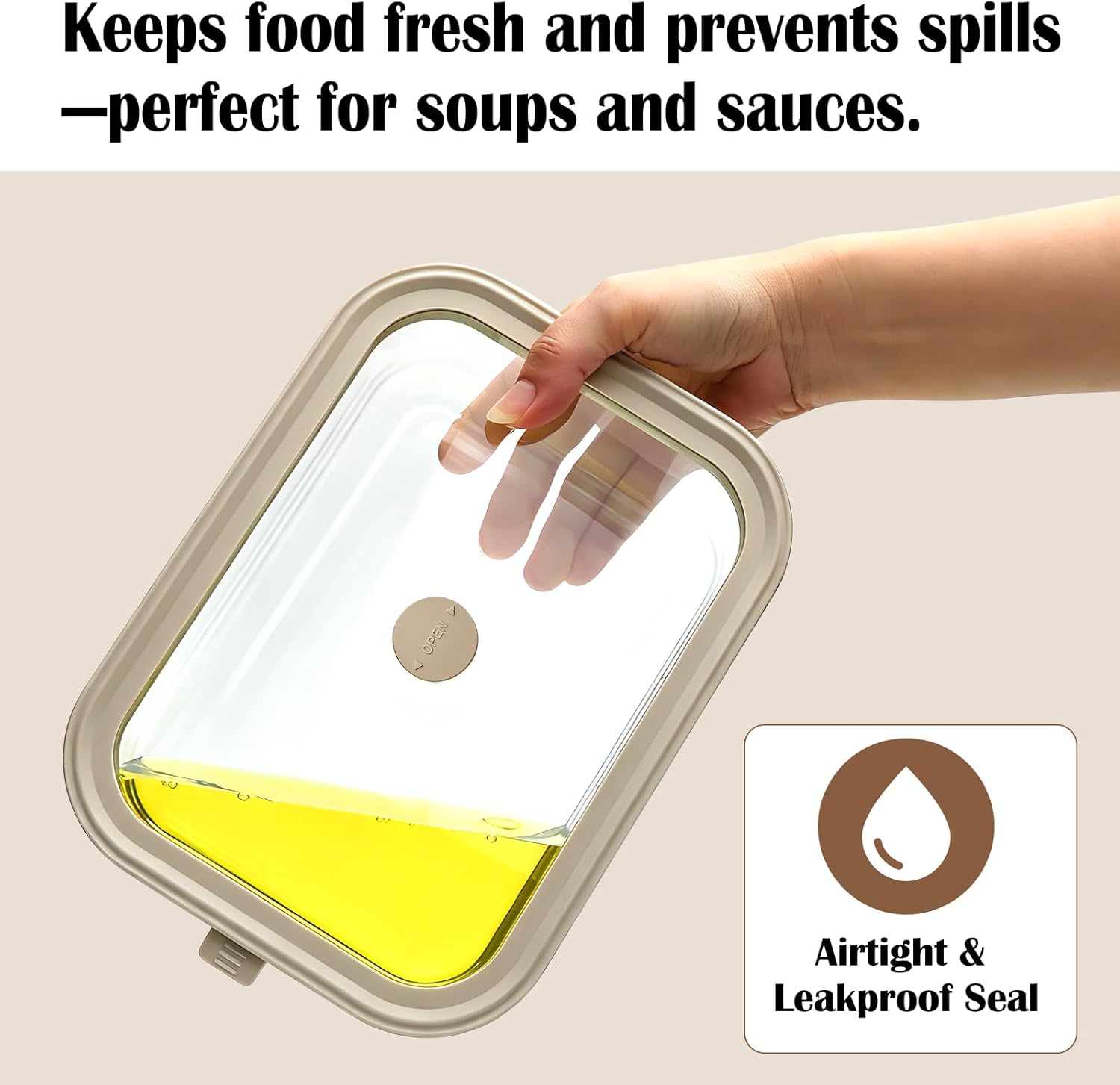 Set di 2 Contenitori in Vetro  - Food Storage Non Toxic recensione e prezzo