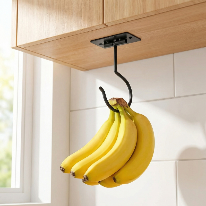 Gancio a banana autoadesivo in - Food Storage Drawer Organizer recensione e prezzo